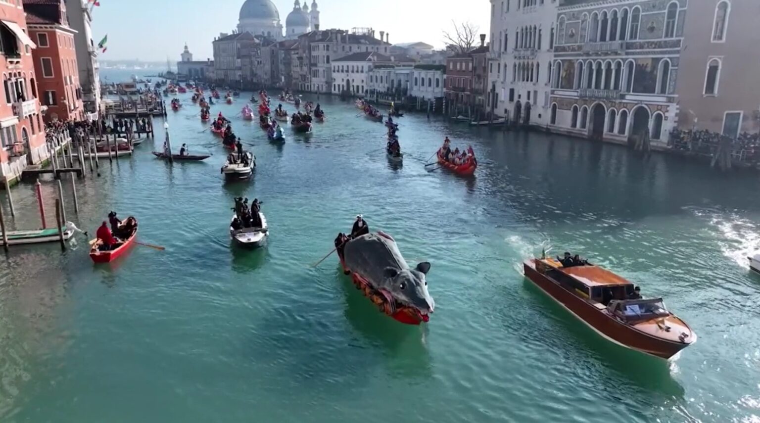 Offizielle Er Ffnungparade Des Carnevale Di Venezia