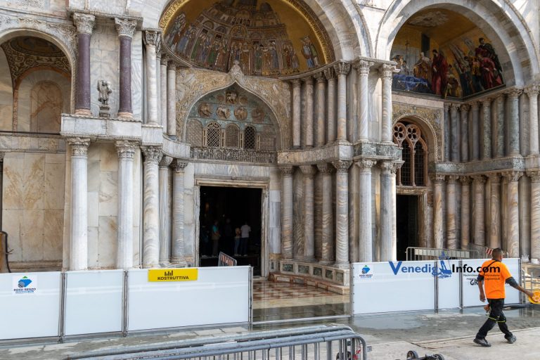 Basilika San Marco - Hochwasserschutzverglasung hat Inspektion bestanden