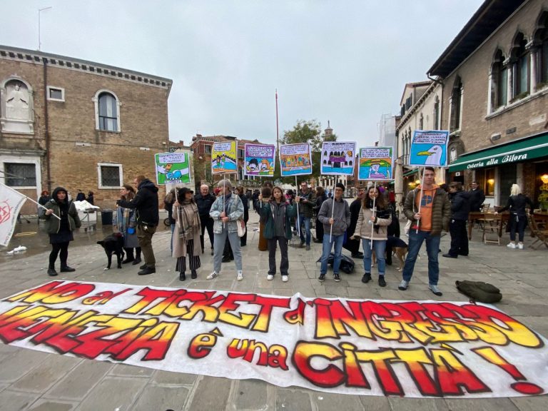 Demo gegen Eintrittsgeld in Venedig - "Die Lagunenstadt ist kein Museum"