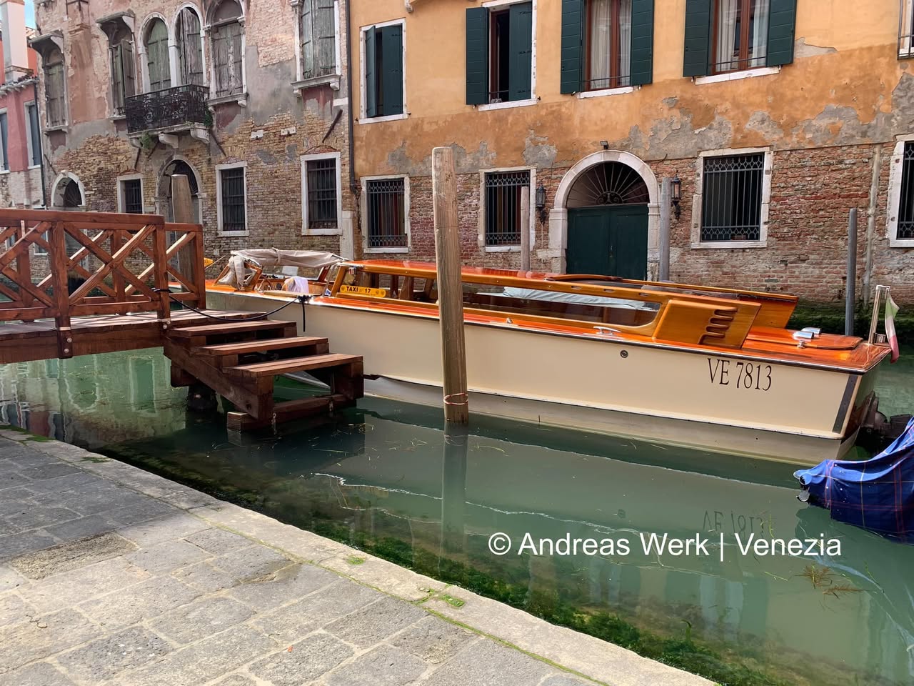 Transfer nach Venedig Taxiboot in Venedig.