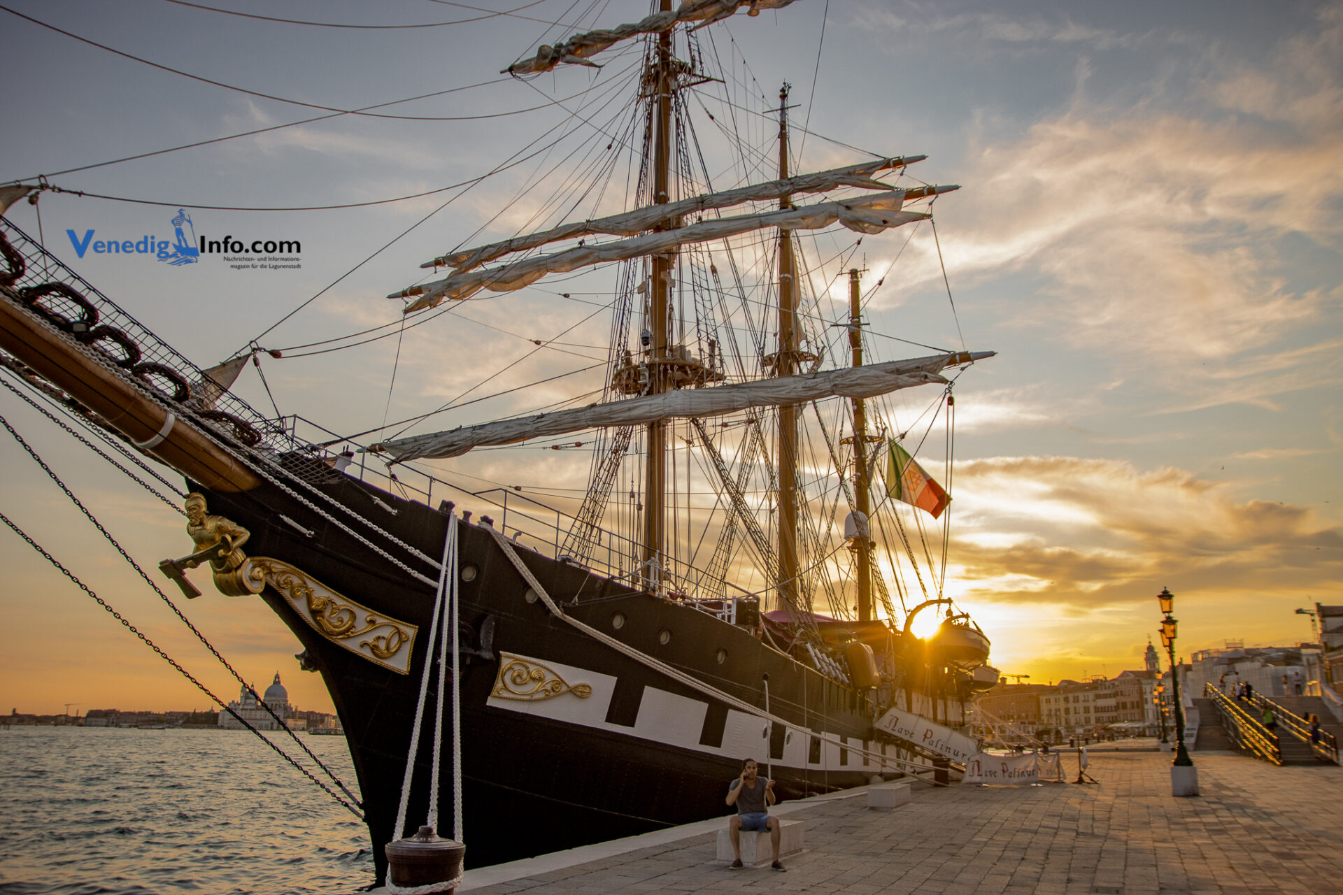 Das Schulschiff Palinuro wird wieder drei Tage in Venedig sein