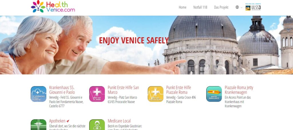 Welche Notfallkontakte gibt es in Venedig?