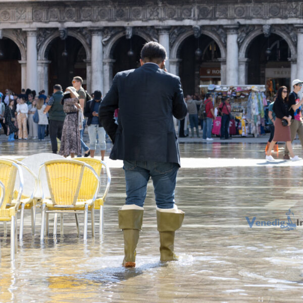 Die Hochwassersaison 2023 in Venedig hat begonnen