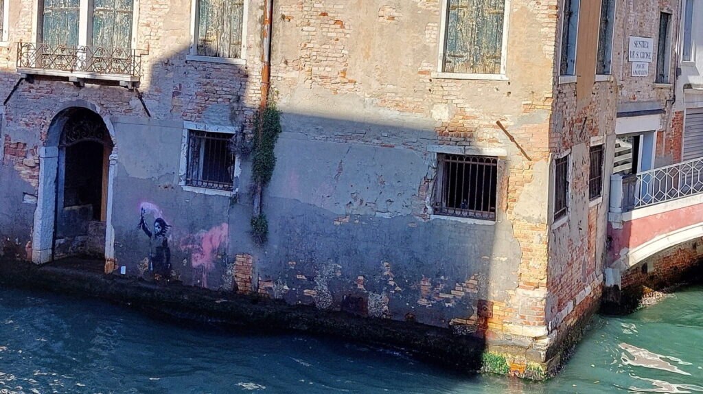 100 Dinge über Venedig - Kunstwerk von Banksy