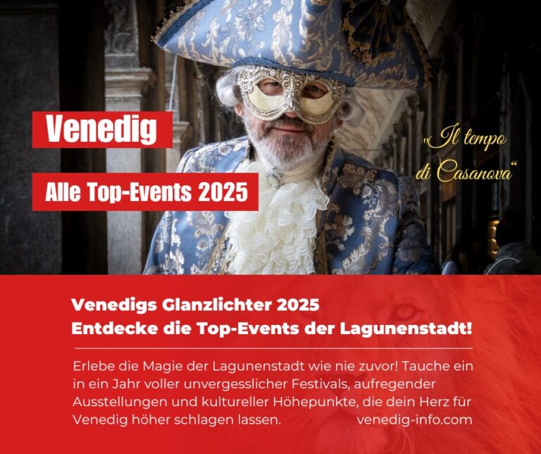 Venedig - Alle Top Events. Veranstaltungskalender 2025