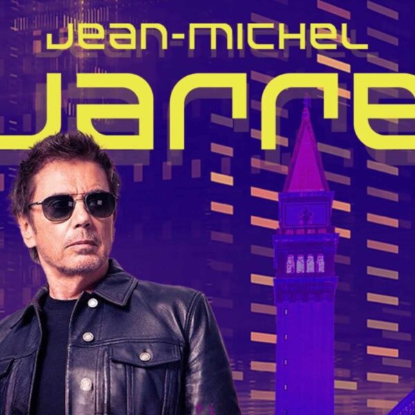 Jean-Michel Jarre auf dem Markusplatz