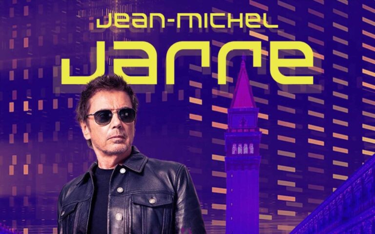 Jean-Michel Jarre auf dem Markusplatz