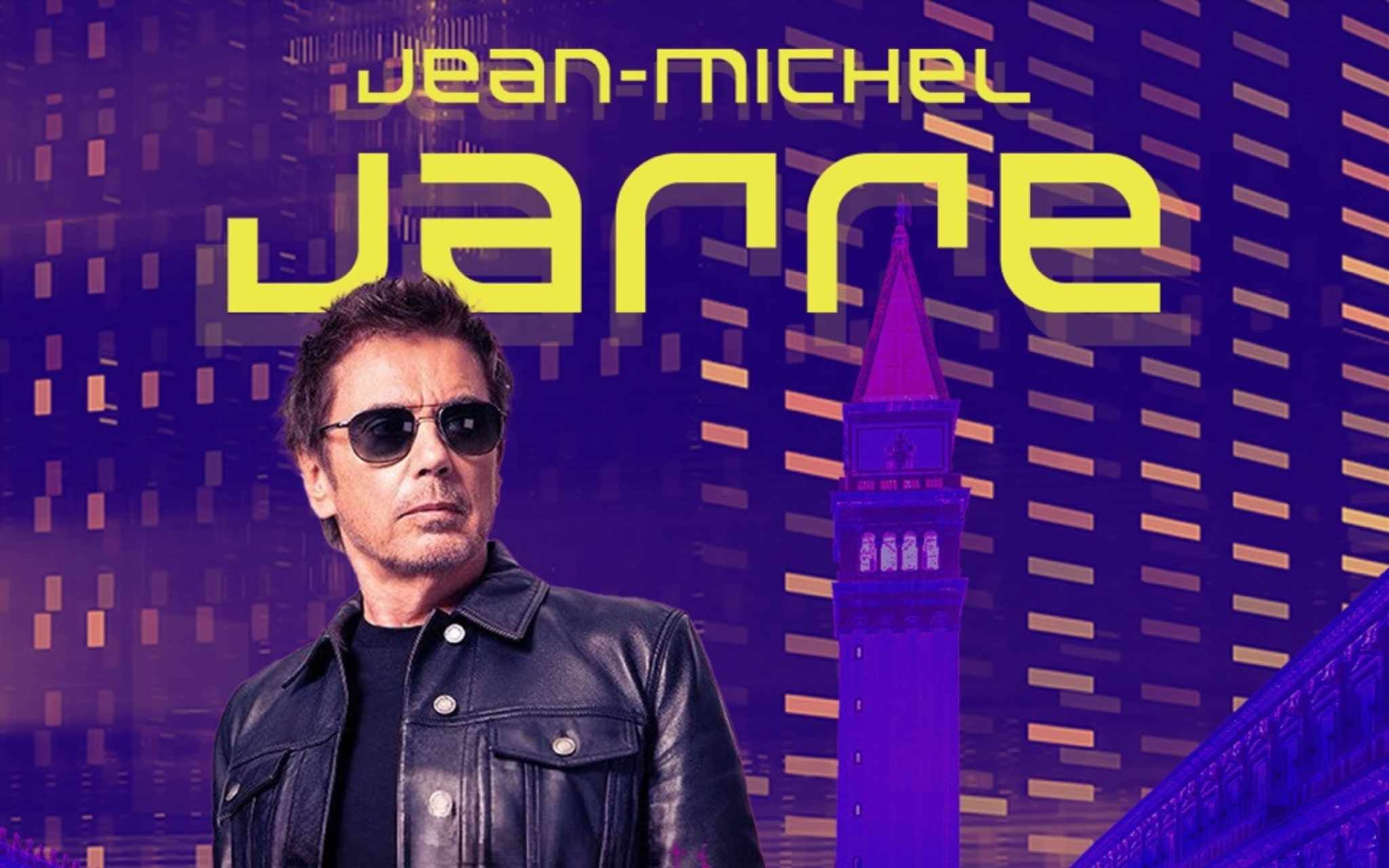 Jean-Michel Jarre auf dem Markusplatz