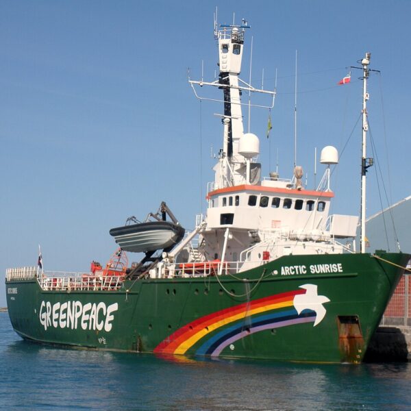 Greenpeace's Arctic Sunrise in Venedig