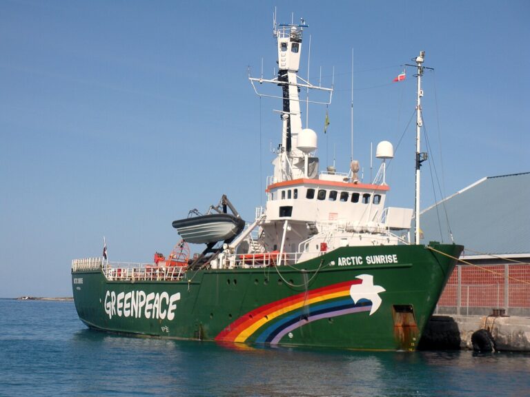 Greenpeace's Arctic Sunrise in Venedig